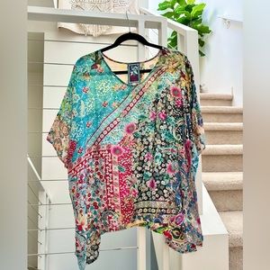 Johnny Was Vibrant Floral top